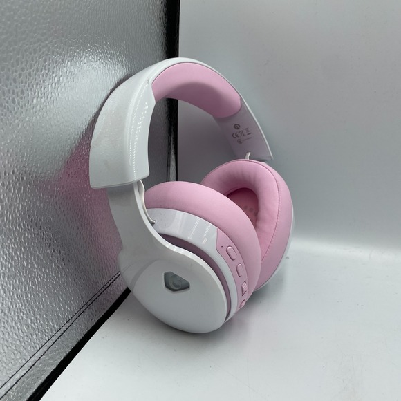 Gtheos Other - Gtheos Captain 300 Wireless Gaming Headset Pink White USB Over-Ear for PS5 & PS4